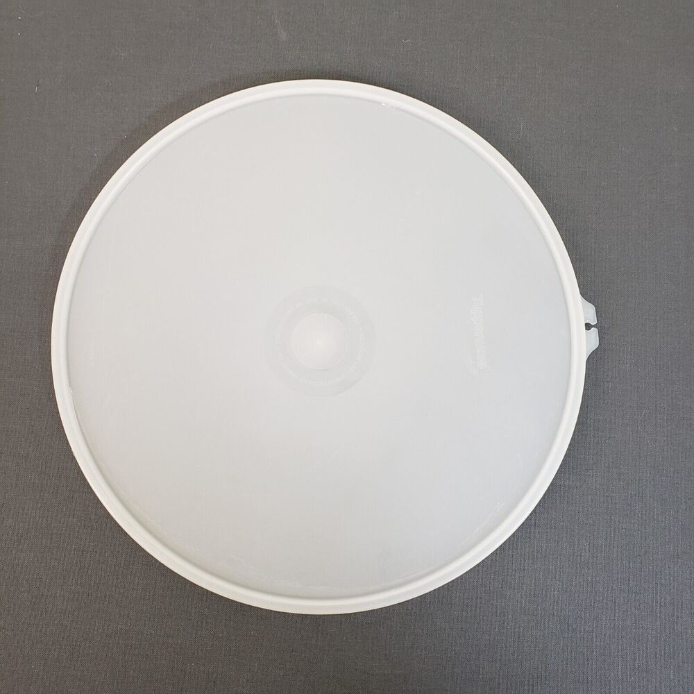 Vintage Tupperware Replacement Lid Sheer Clear Round 2197A-2   9.25"